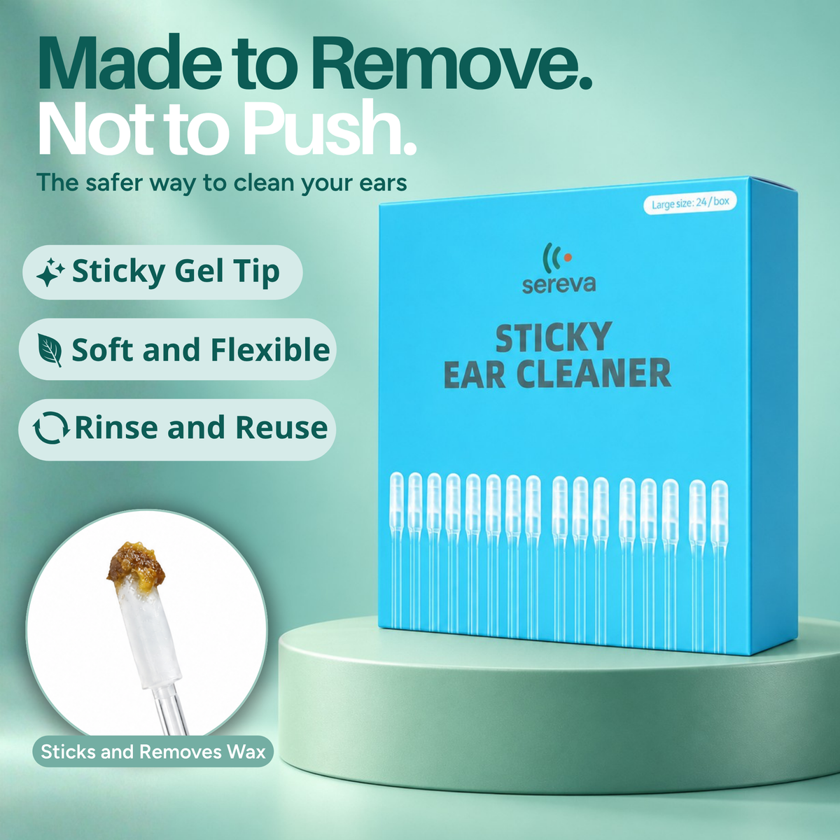 Sereva™ Sticky Ear Cleaners